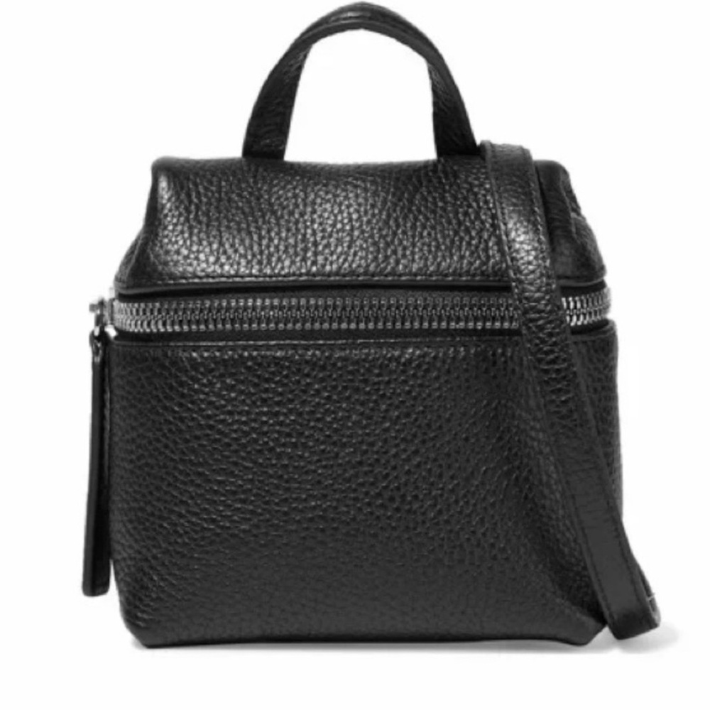 KARA mini leather pebbled bag